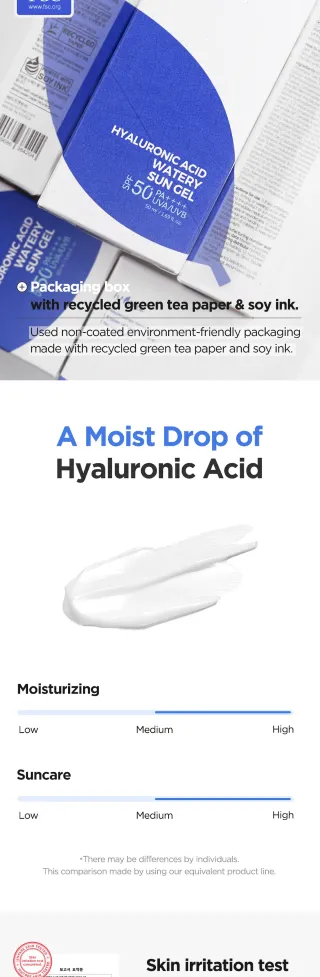 Isntree - Hyaluronic Acid Watery Sun Gel Set (x30) (Bulk Box)