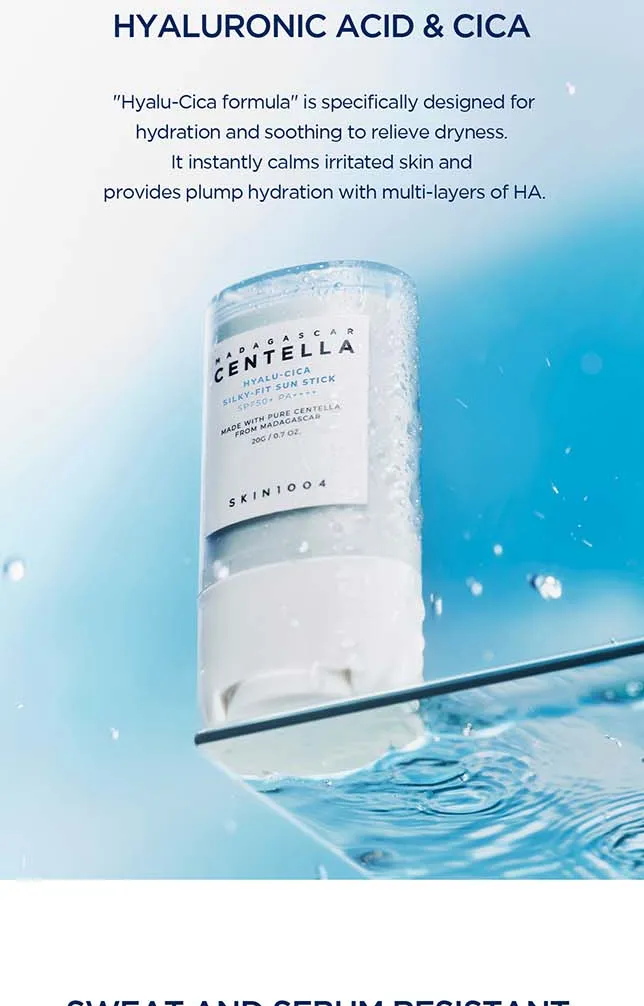SKIN1004 - Madagascar Centella Hyalu-Cica Silky-Fit Sun Stick