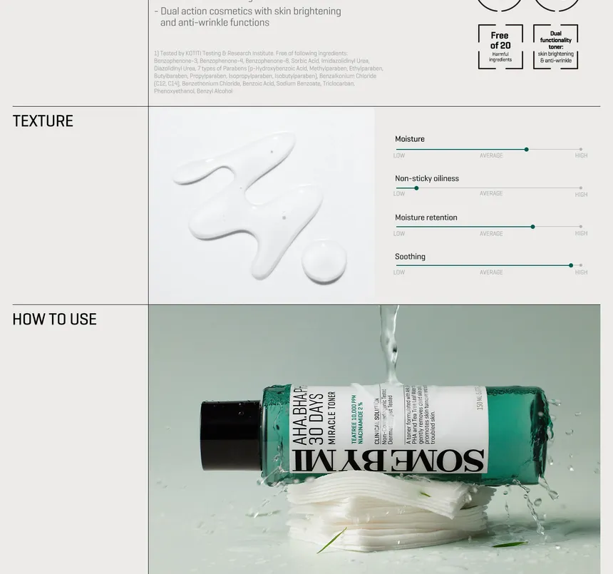 SOME BY MI - AHA, BHA, PHA 30 Days Miracle Toner 150ml