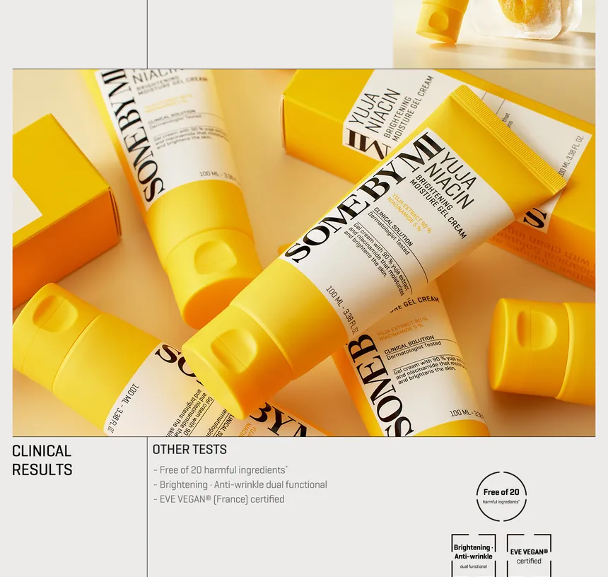 SOME BY MI - Yuja Niacin Brightening Moisture Gel Cream 100ml