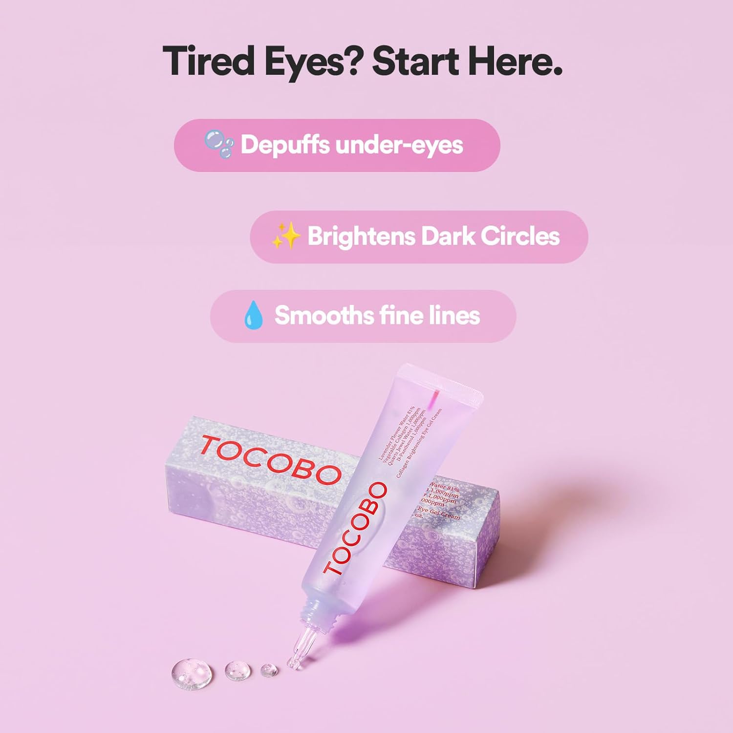 TOCOBO - Collagen Brightening Eye Gel Cream 30ml
