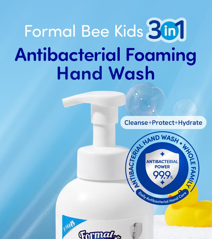 Formal Bee - Kids 3in1 Antibacterial Foaming Hand Wash Clean Soap