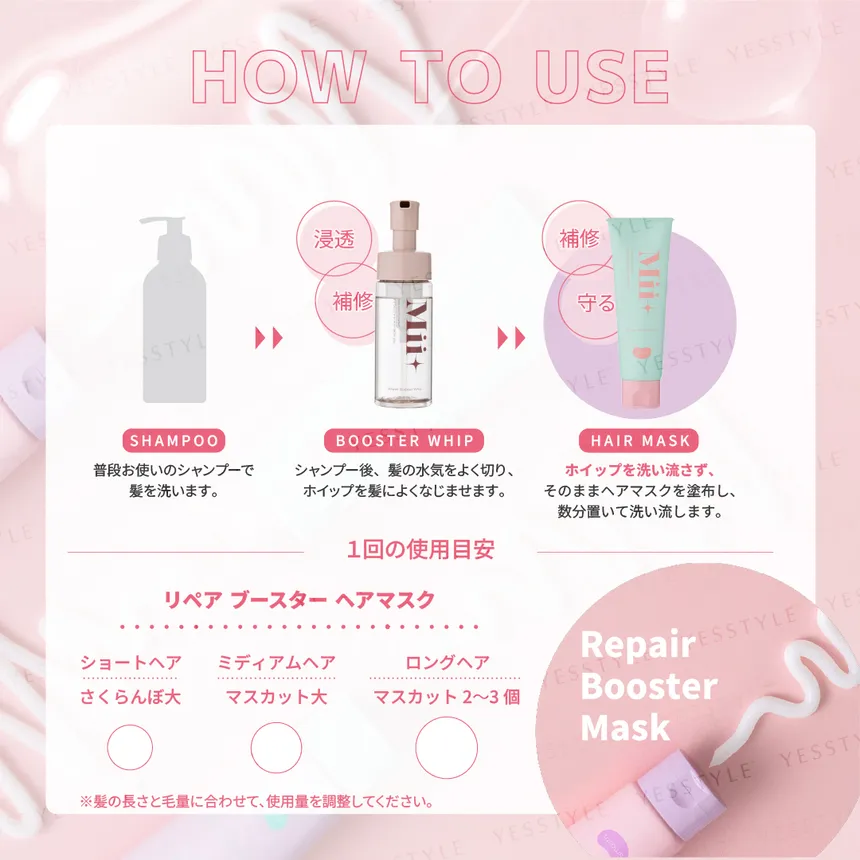 Mii+ - Repair Booster Mask Straight 120g