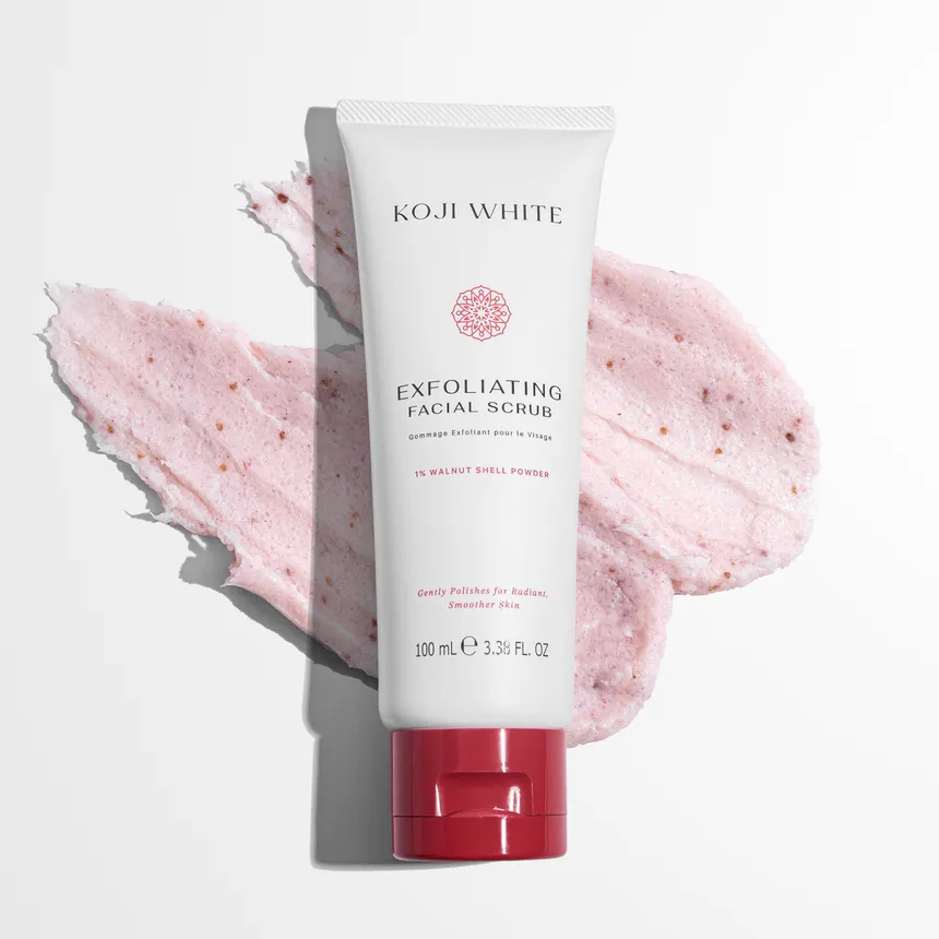 Koji White - Exfoliating Face Scrub 1% Walnut Shell Powder 100ml