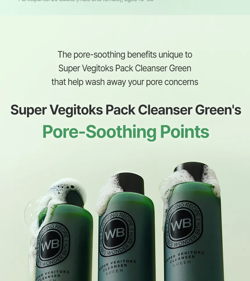 WONDER BATH - Super Vegitoks Cleanser Green 200ml